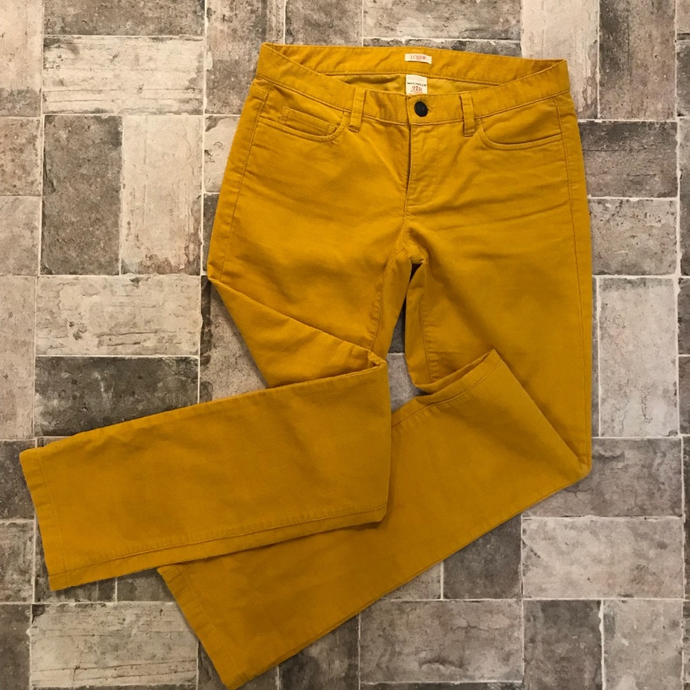 J. Crew matchstick golden cords